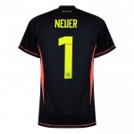 Günstige Fußballtrikots Deutschland Manuel Neuer 1 Torwart Kinder Heimtrikot EURO 2024 Kurzarm